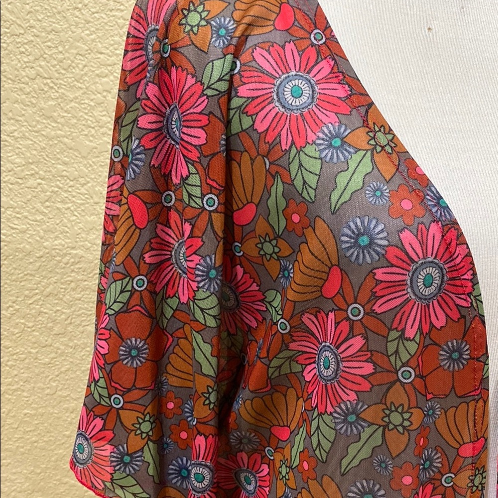 Floral Kimono Cardigan - Picture 3 of 6